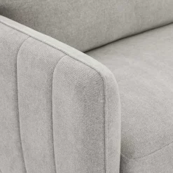 Online Wohnen Hellgraues Sofa mit Taschenfederkern - Havilano