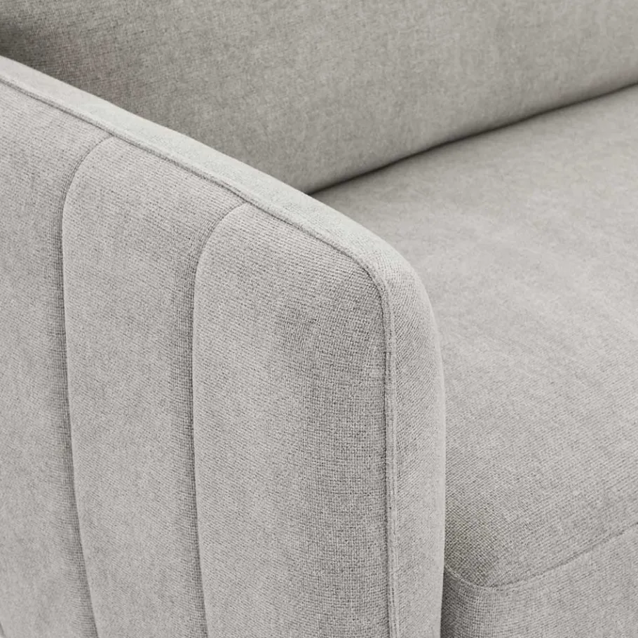 Online Wohnen Hellgraues Sofa mit Taschenfederkern - Havilano