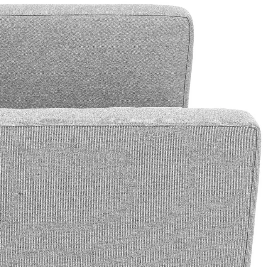 New Wohnen Hellgraues Zweisitzer Sofa mit Federkern - Amberg