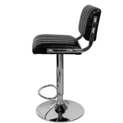 Discount Wohnen Höhenverstellbarer Barstuhl drehbar - Pegasuss (2er Set)