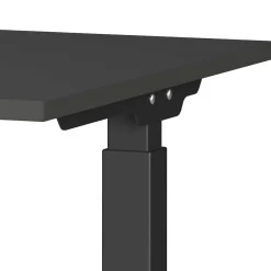 Outlet Wohnen Höhenverstellbarer Schreibtisch in Dunkelgrau - Espnoz