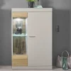 Online Wohnen Highboard in Hellgrau & Zinneiche NB - Lioscas
