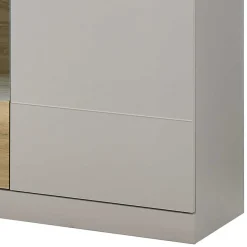 Online Wohnen Highboard in Hellgrau & Zinneiche NB - Lioscas