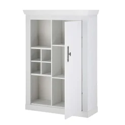 Best Wohnen Highboard in weißer Holzoptik Pinie - Liancos