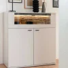 Hot Wohnen Highboard mit Glas Klappe & zwei Türen - Apulco