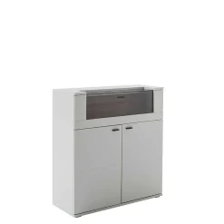 Hot Wohnen Highboard mit Glas Klappe & zwei Türen - Apulco