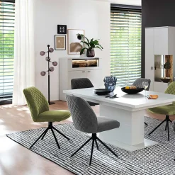 Hot Wohnen Highboard mit Glas Klappe & zwei Türen - Apulco