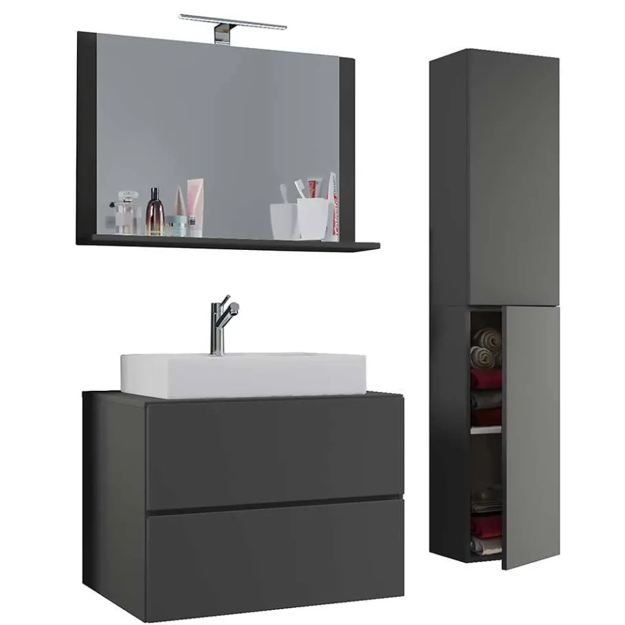 Hot Wohnen Hänge-Badezimmermöbel modern - Luzern (dreiteilig)