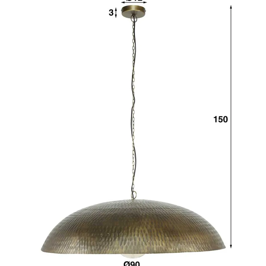 Best Wohnen Hängelampe mit 90 cm Durchmesser - Halling
