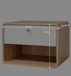 Online Wohnen Hängende Nachtkonsole im Skandi Design - Jendren