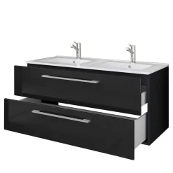 Discount Wohnen Hängender Doppel-Waschplatz Set - Vinkoja (zweiteilig)
