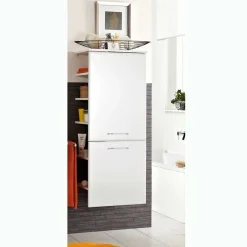 Sale Wohnen Hängender Midi-Badschrank in Weiß - Estateas