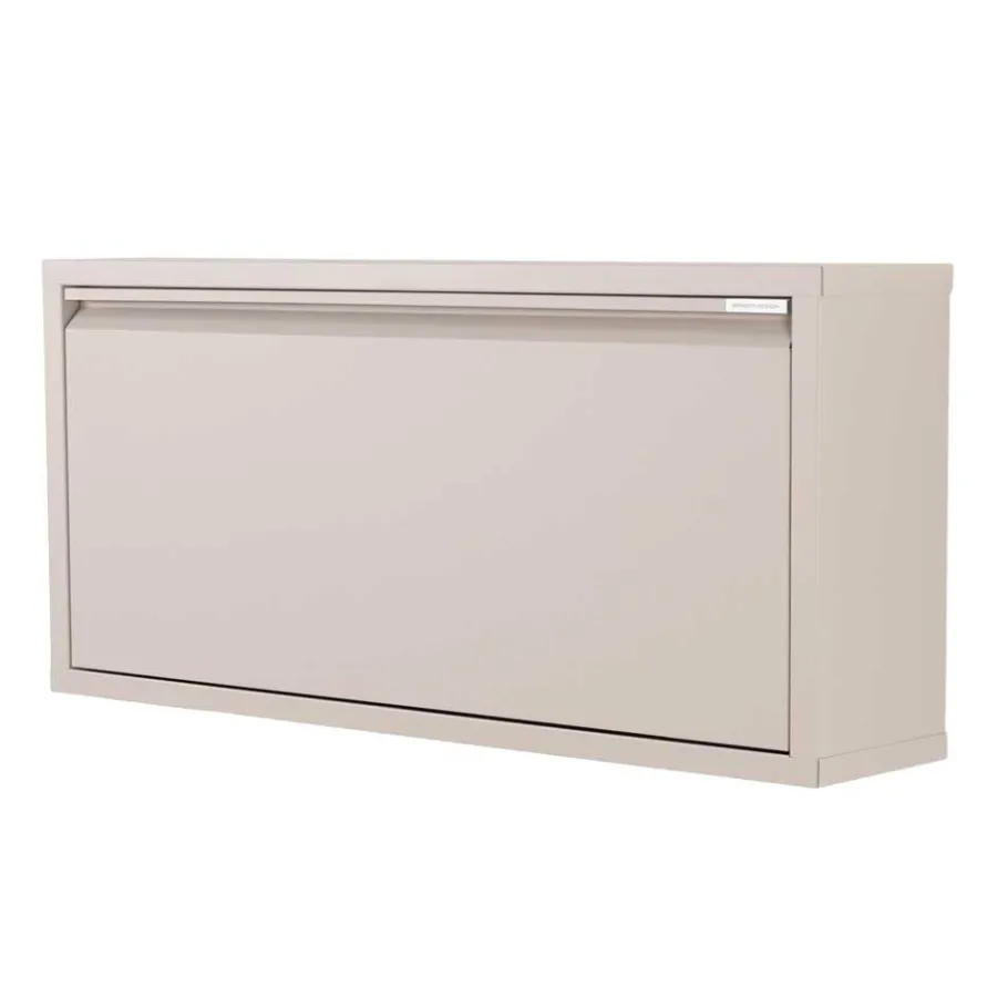 Discount Wohnen Hängender Schuhschrank in Taupe - Ruven