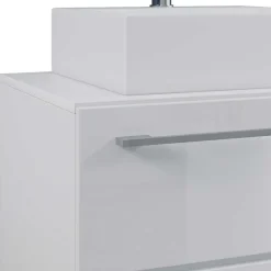 Clearance Wohnen Hängendes Badezimmerset in Weiß - Ipsum (vierteilig)
