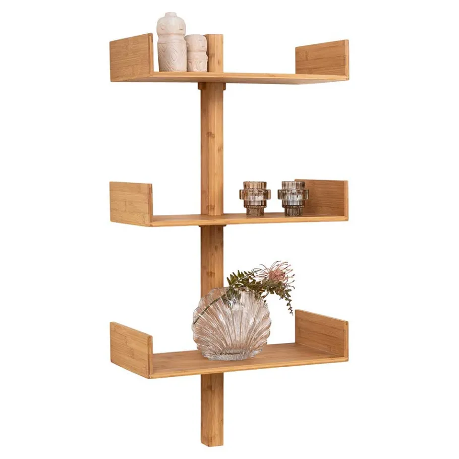 Outlet Wohnen Hängendes Designregal mit drei Ablagen - Jefferson