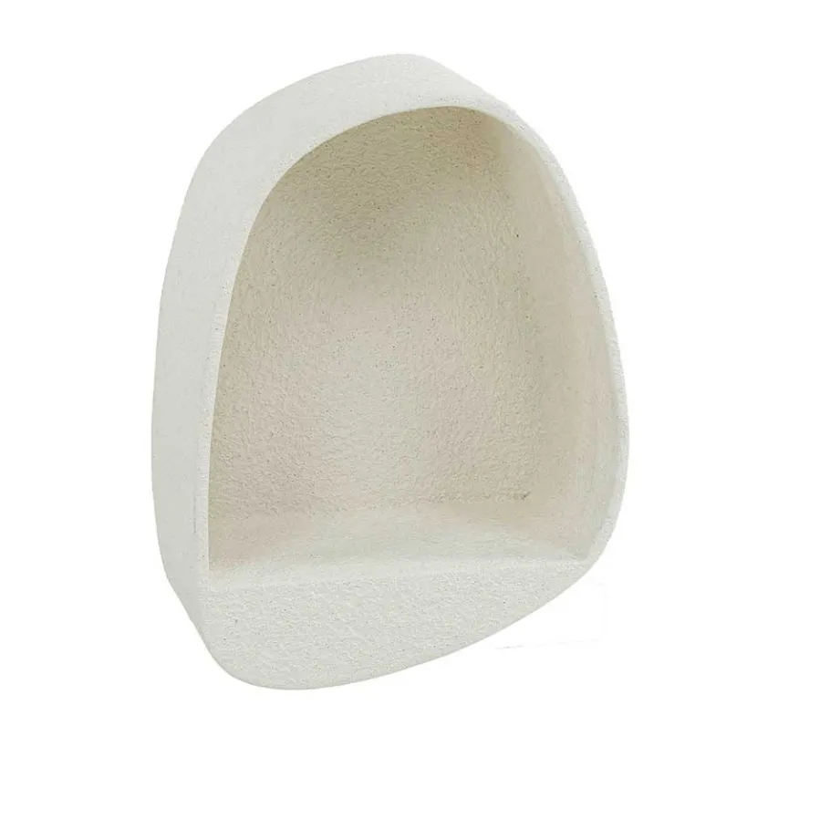 Hot Wohnen Hängeregal aus Marmorkomposit in Beige - Mayo