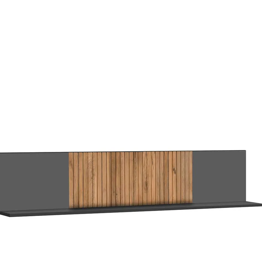 Sale Wohnen Hängeregal mit Rückwand 183x38x24 cm - Cruzca