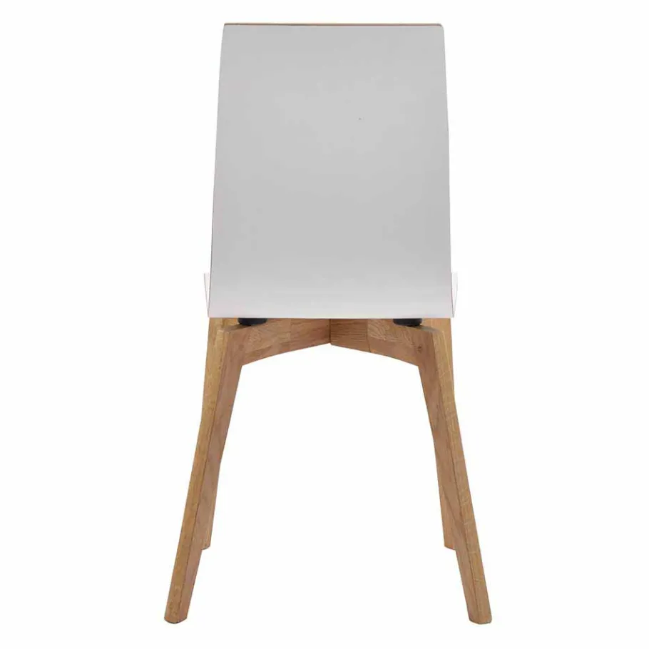 Clearance Wohnen Hochdrucklaminat Stuhl in Weiß - Sonda (2er Set)