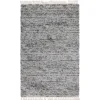Hot Wohnen Hochflor Läufer Teppich in Grau und Creme - Cesario