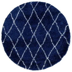 New Wohnen Hochflor Teppich mit Rautenmuster - Pius