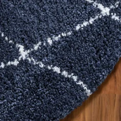 New Wohnen Hochflor Teppich mit Rautenmuster - Pius