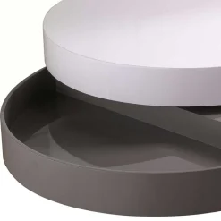 Discount Wohnen Hochglanz Design Wohnzimmertisch drehbar - Tulima