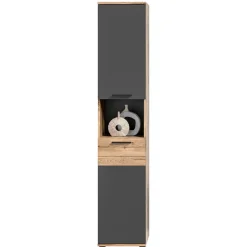 Online Wohnen Hochschrank fürs Bad - 2-türig & Fach & Schublade - Depart