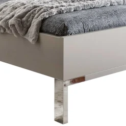 Clearance Wohnen Hochwertiges Doppelbett mit Kopfteil Kunstleder - Tumiva