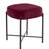 Hot Wohnen Hocker in Bordeaux Rot Samt - Car