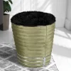 Clearance Wohnen Hocker in Schwarz und Oliv Grün und Silber - Egeta