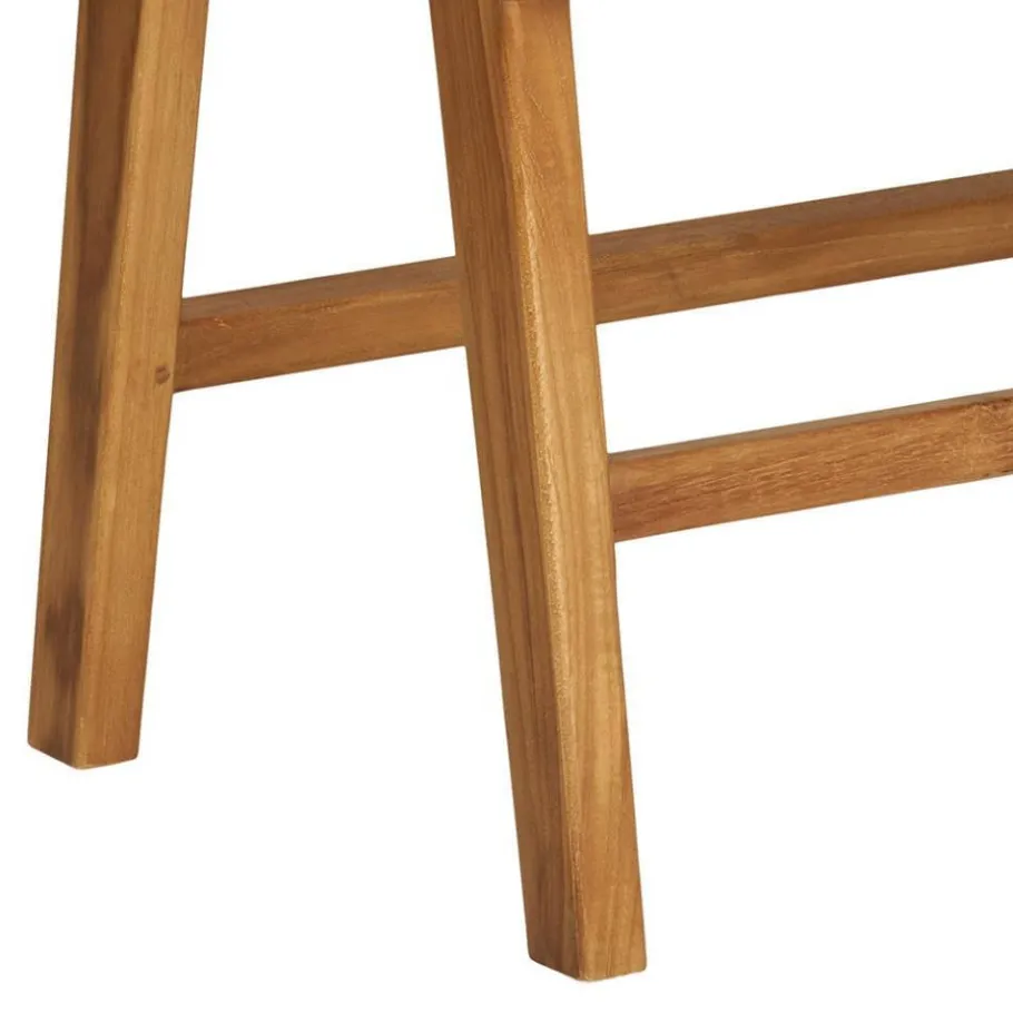 Discount Wohnen Hocker mit Kordelgeflecht-Sitz - Merlan