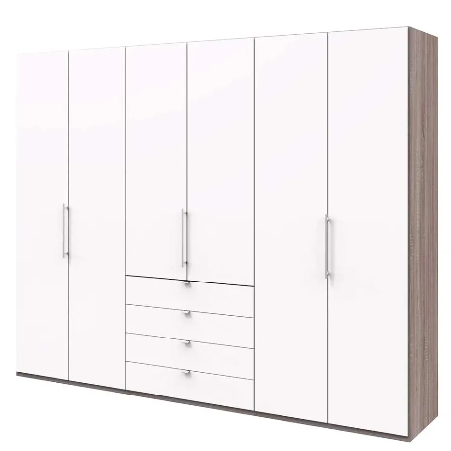 Clearance Wohnen Hoher Kleiderschrank mit 3 Falttüren - Tivierto