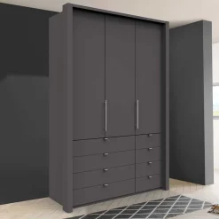 New Wohnen Hoher Schlafzimmer Schrank in Braun - Sitanio