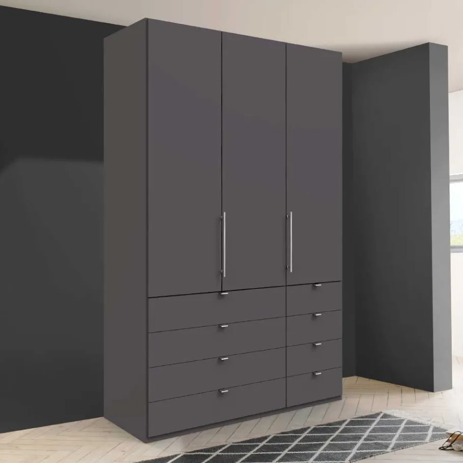 New Wohnen Hoher Schlafzimmer Schrank in Braun - Sitanio