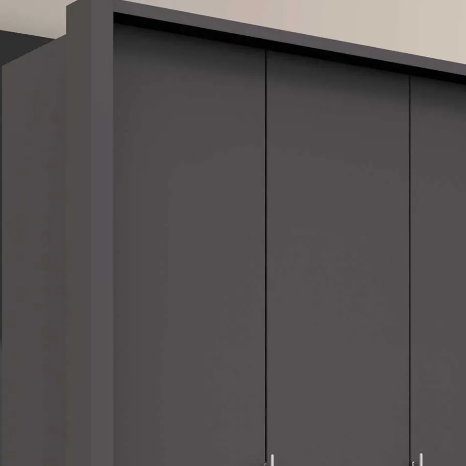 New Wohnen Hoher Schlafzimmer Schrank in Braun - Sitanio