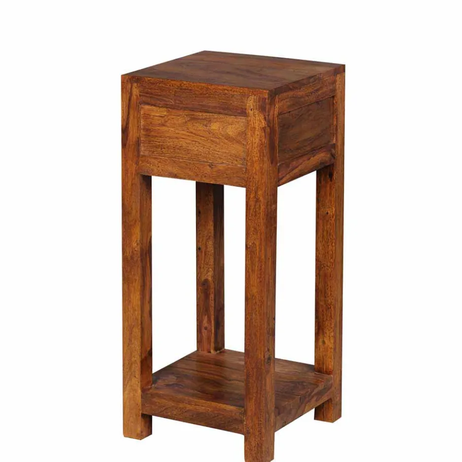 Wohnen Holz Blumenständer Hoslo mit Schublade