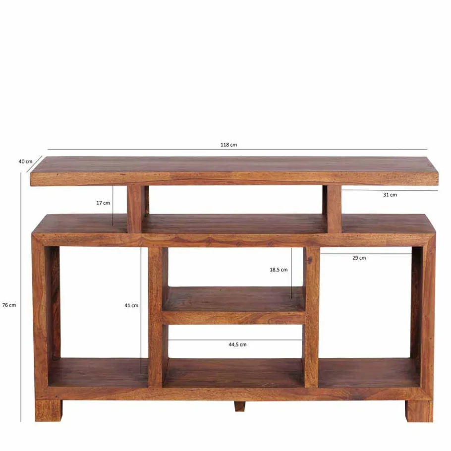 Sale Wohnen Holz Design Sideboard Hoslo als offenes Regal