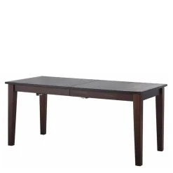 Wohnen Holz Esstisch ausziehbar in dunklem Wenge Braun - Cervena