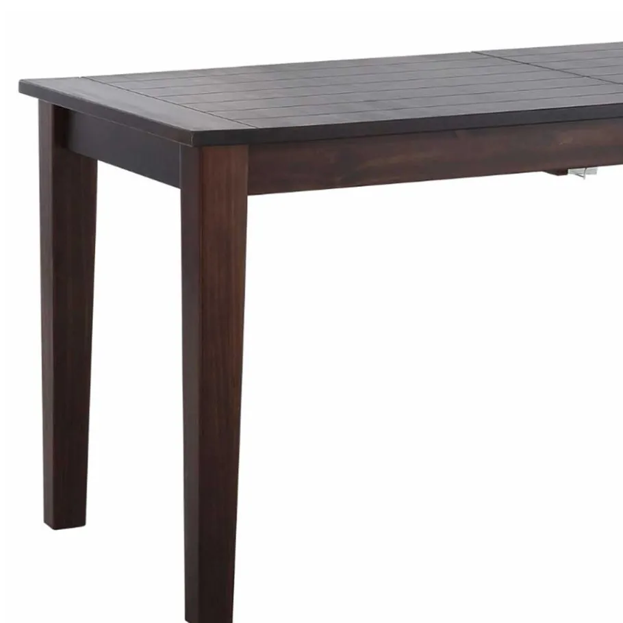Wohnen Holz Esstisch ausziehbar in dunklem Wenge Braun - Cervena