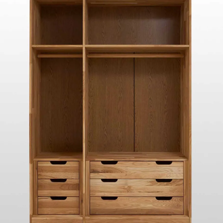 Sale Wohnen Holz Kleiderschrank Cranos aus Wildeiche
