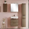Wohnen Holz Look Badezimmermöbel Set - Ucaida (vierteilig)