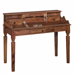 Clearance Wohnen Holz Schreibtisch Pisinon im Landhausstil