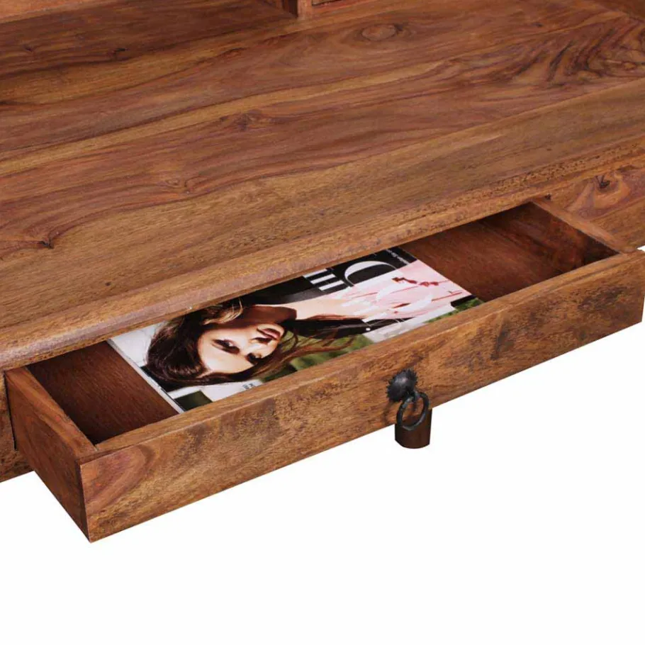 Clearance Wohnen Holz Schreibtisch Pisinon im Landhausstil