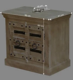 Best Wohnen Holz Waschbeckenschrank im Shabby Chic Stil - Abid