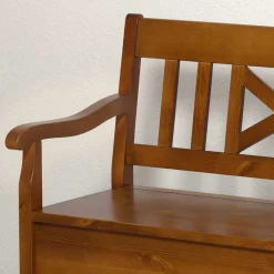 Clearance Wohnen Holzbank Bistrita mit Truhe
