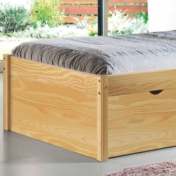 Online Wohnen Holzbett Francena mit Schubladen (zweiteilig)
