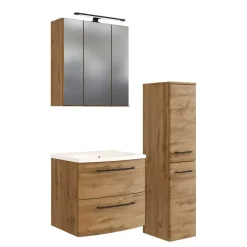 Best Wohnen Holzdekor Badausstattung Möbel - Arazony (dreiteilig)