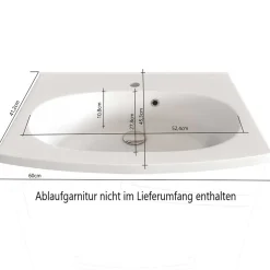 Best Wohnen Holzdekor Badausstattung Möbel - Arazony (dreiteilig)