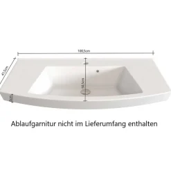 Wohnen Holzdekor Badezimmermöbel Kombi - Arazony (vierteilig)