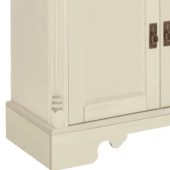 Outlet Wohnen Holzkommode in Cremefarben gewachst - Rospus